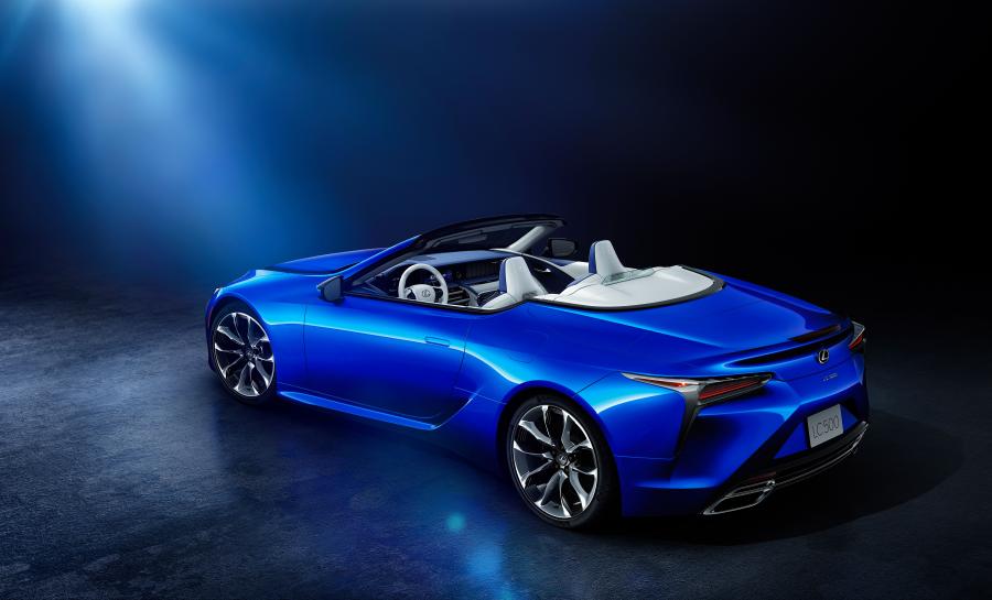  Lexus LC500 Structural Blue Convertible 2020 года  (JP) (фото 5 из 6)